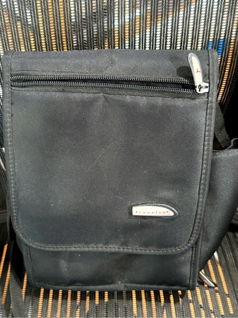 Travelon Black Compact Crossbody Organizer